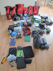 What's inside our panniers