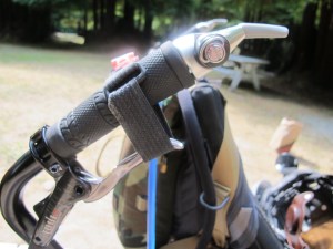 The magical park-brake - velcro