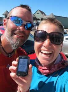 Our 3000th km, on the Southern California Coast. Sept 30th 2013