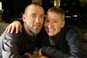 Feeling clean, exhausted & exhilarated at dinner