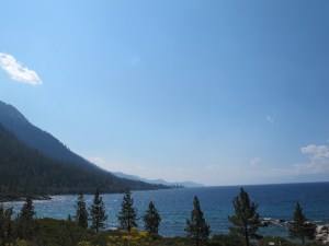 Stunning mountain views around the lake