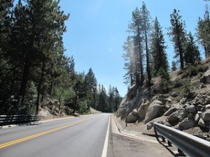 Even on bike route there aren't always huge shoulders to ride on