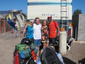 The excellent Aussies Ken & Wendy in Santa Luquitas