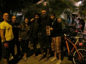 Jorge sin pelo, Raffa, Vanessa, Jorge con pelo, B1 & B2