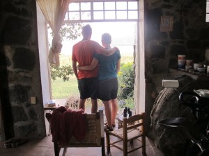 Staying with our host- German Jorge in San Jeronimo