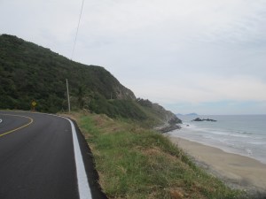 The coast road to Acapulco. Despite the many warnings, we had no-run ins with the cartel