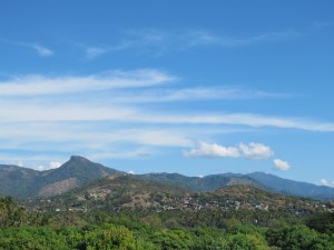 Moutain views from the road