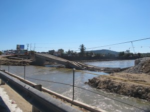 On the road to Acapulco, we saw a lot of devastation from the storms 5 months ago