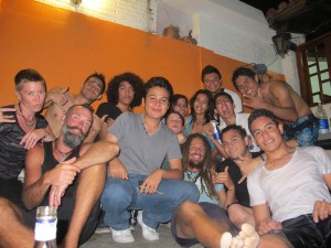 We arrived to stay with Eduardo our host in Scapulco and he had 3 parties going on at his house. Welcome to Acapulco!