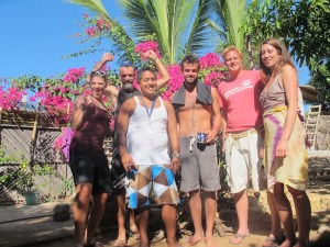 Our host Pepe in Puerto Escondido and the crew at Casa Kei