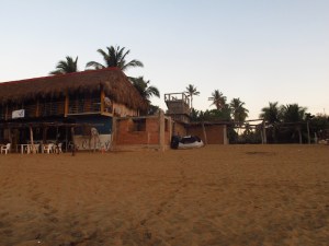Our campsite at Zipolite beach
