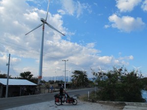 In the middle of the windy chaos