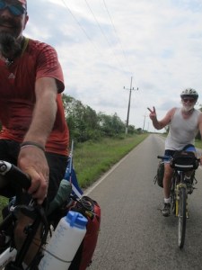 This is Mark from Quebec, Canada. His 7th trip riding Cuba....and he can't speak any Spanish!