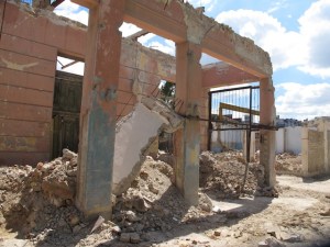 Lots of old buildings are being demolished