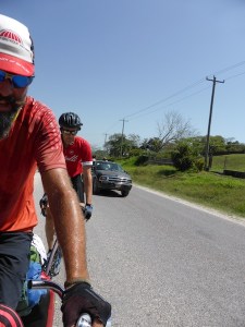 Before crossing the border, we met 'Jimmy the American cyclist' living in Belize. He gave us some valuable tips