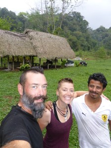 Alfredo invited us to camp at his property in Guatemala. He took us caving and climbed the 'legend ladder'.