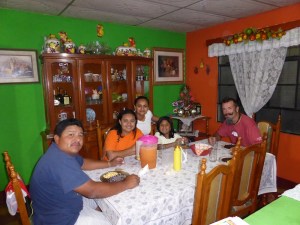 Meal time with the family was our favourite