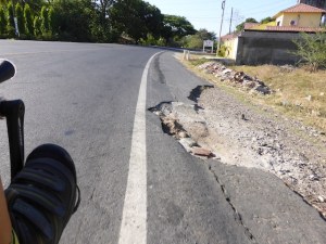 Road conditions in El Salvador