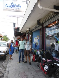 New tubes and a tire in Liberia