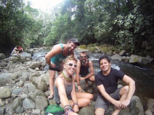 A day off in El Tanque by the river with our cool host Esteban and Aussie Aidan
