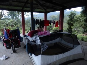 camping at 'the finca', again, with washing of course