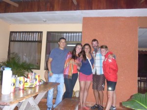 at Nuevo Arenal meeting the very cool German, Nia & Johana