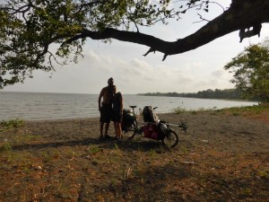 Our first night on the island at 'Jesus Maria' beach. I reckon my dad would find that funny
