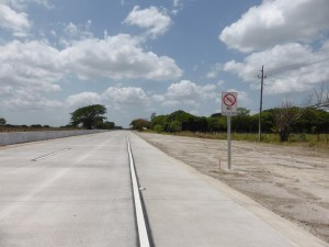 What sign? We didn't see no sign?