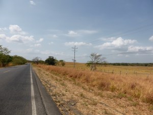 A narrow shoulder to ride on