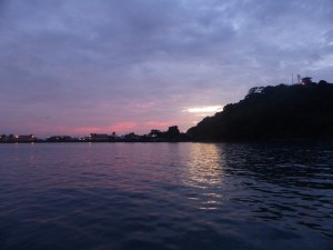 Sunrise from Roller Coaster in Armador.