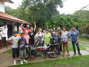 TotallyTandem with some of the student of PCIS