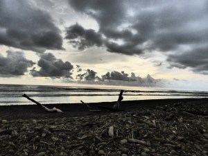 Dominical in the morning. Ominous