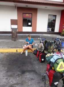 We used the McWifi, then sat outside and made our own delicious tortillas.