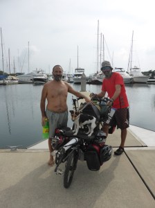 Eddie in the stoker seat.