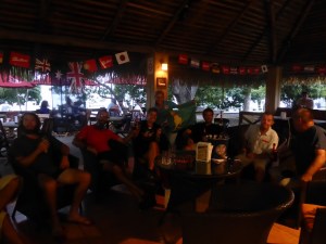 Watching the World Cup at the Balboa Yacht Club