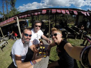 Followed by beers, of course