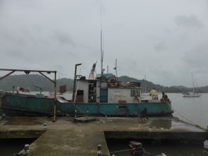 The dock in Portobelo