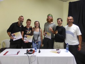 We did a presentation in Spanish about cycle touring for the Cultural Week. St least, we think that's what we said…..