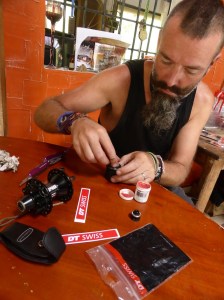 DT Swiss sent us replacement part for our rear hub. www.dtswiss.com