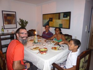 In Cali with Alejandro & his family