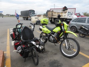Guess which one is the police bike?