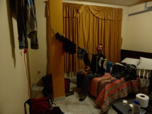 A regular sight for us in any hotel room