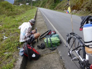A not so perfect place to rebuild a wheel