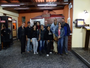 Our 2nd night in Cajamarca, the staff took us out for a fantastic dinner