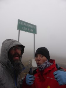 This climb nearly killed us as we reached the summit around 6pm. Very cold and tired.