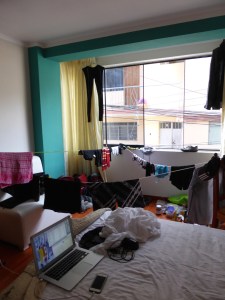 A typical view of any of our hotel rooms