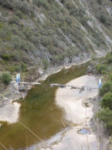 Glad we didn't have to ride on that bridge