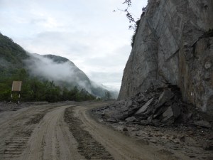There are so many landslides. Its terrifying when you hear them in the distance