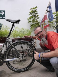 The 6th rear wheel re-build! Now with super strong Wheel Smith spokes. We are feeling good about this one!