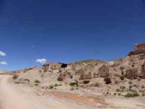 deserted town enroute to Atocha